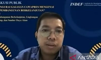 Indef: Calon Wakil Presiden perlu memahami tujuan akhir pembangunan berkelanjutan.