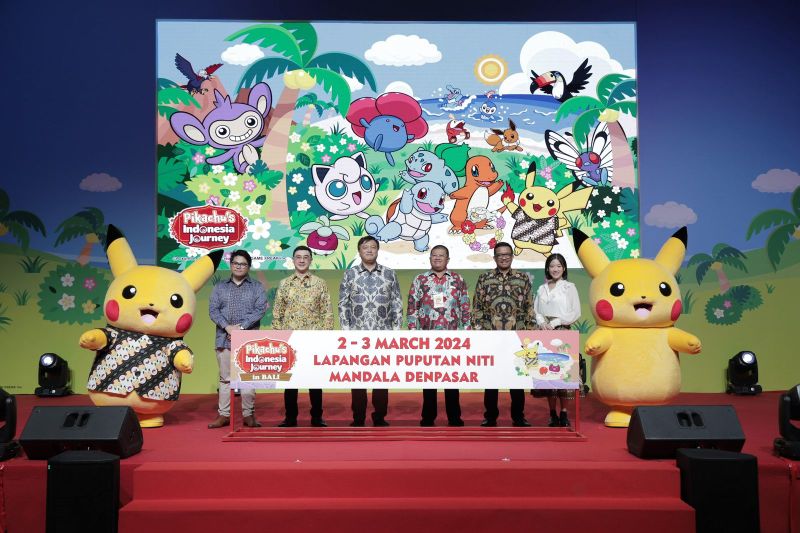 Kemenparekraf bekerja sama dengan Pokemon dalam mempromosikan parekraf Indonesia.