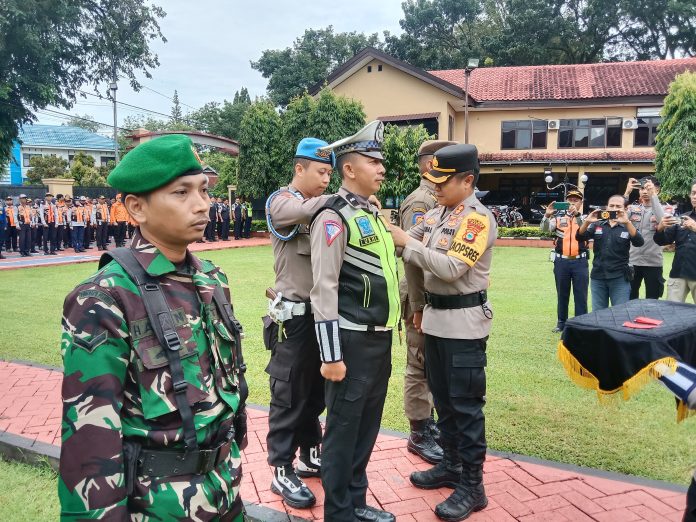 Kapolres Maros Pimpin Apel Gelar Pasukan Operasi Ketupat 2024