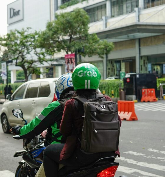 man riding bicycle