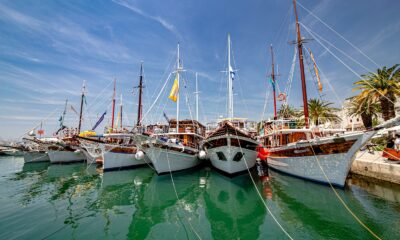 white and red sail boat on water during daytime